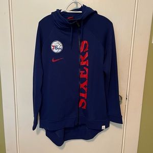 Philadelphia 76ers Nike Zip Up Hoodie